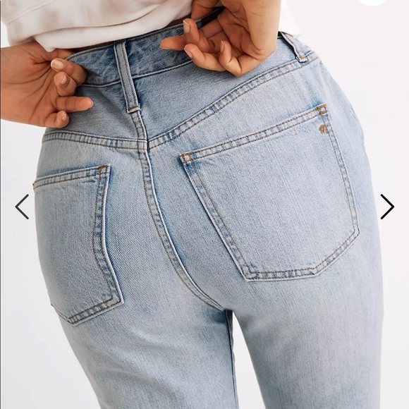 Madewell The Petite Curvy Perfect Vintage Jean in Fitzgerald Wash - Picture 6 of 12